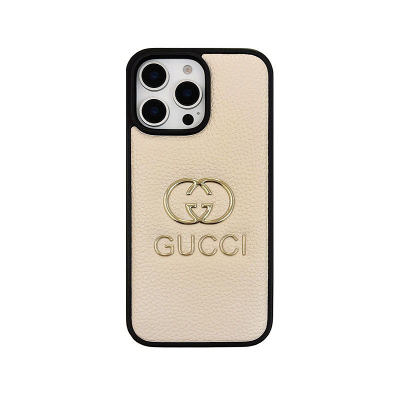 Leather GG Phone Case