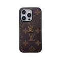Classic Monogram iPhone Case with Card Holder -Large Print