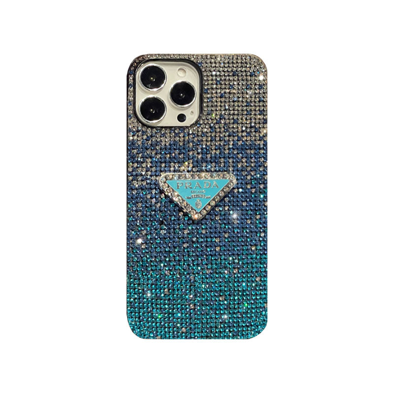 Pa iPhone Case with Diamond-Detail Embellishment