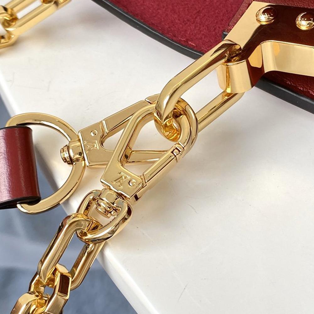 LV Dauphine MM Cherry Red Handbag