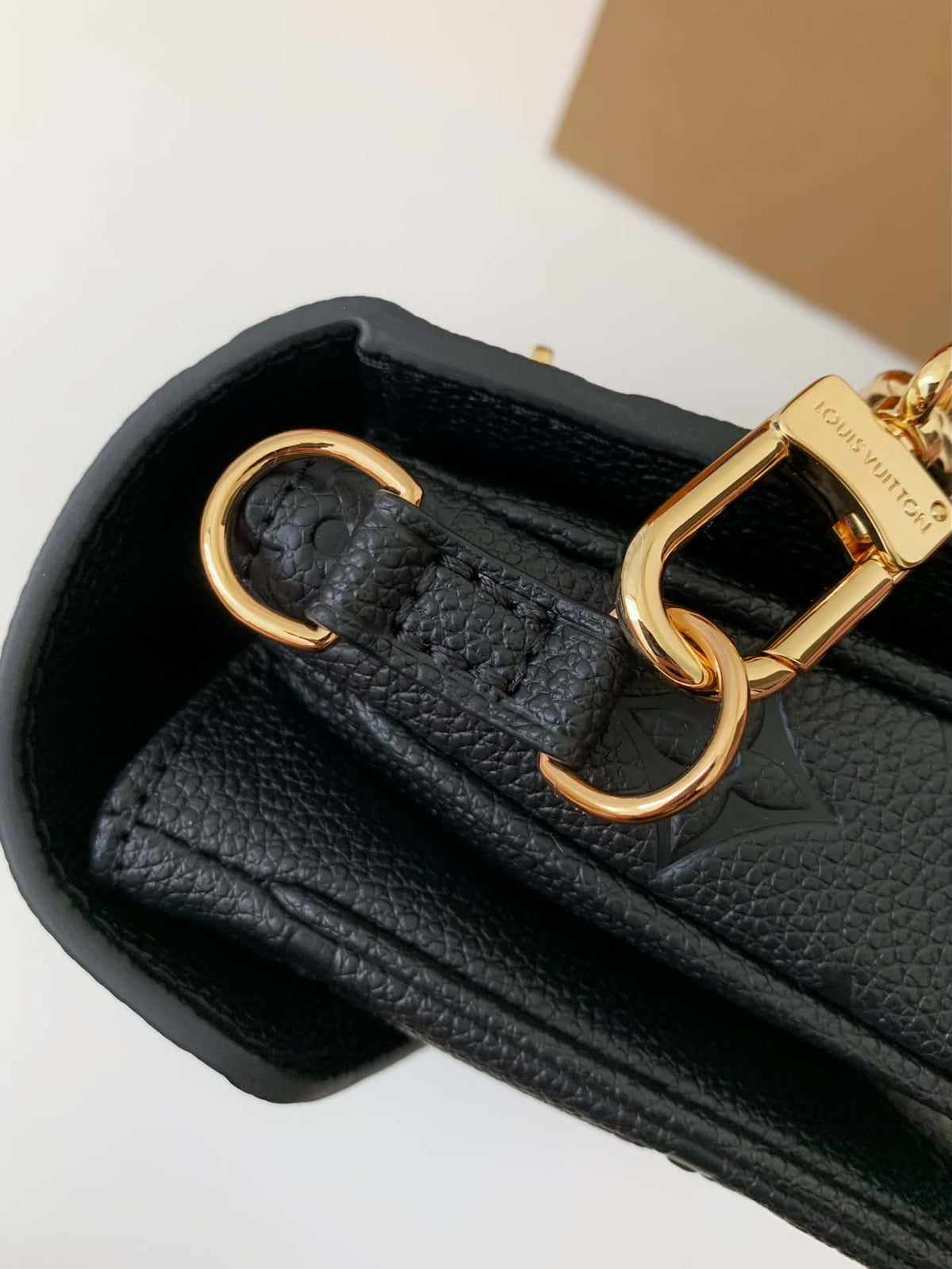 Louis Vuitton Monogram Empreinte Handbag - Black