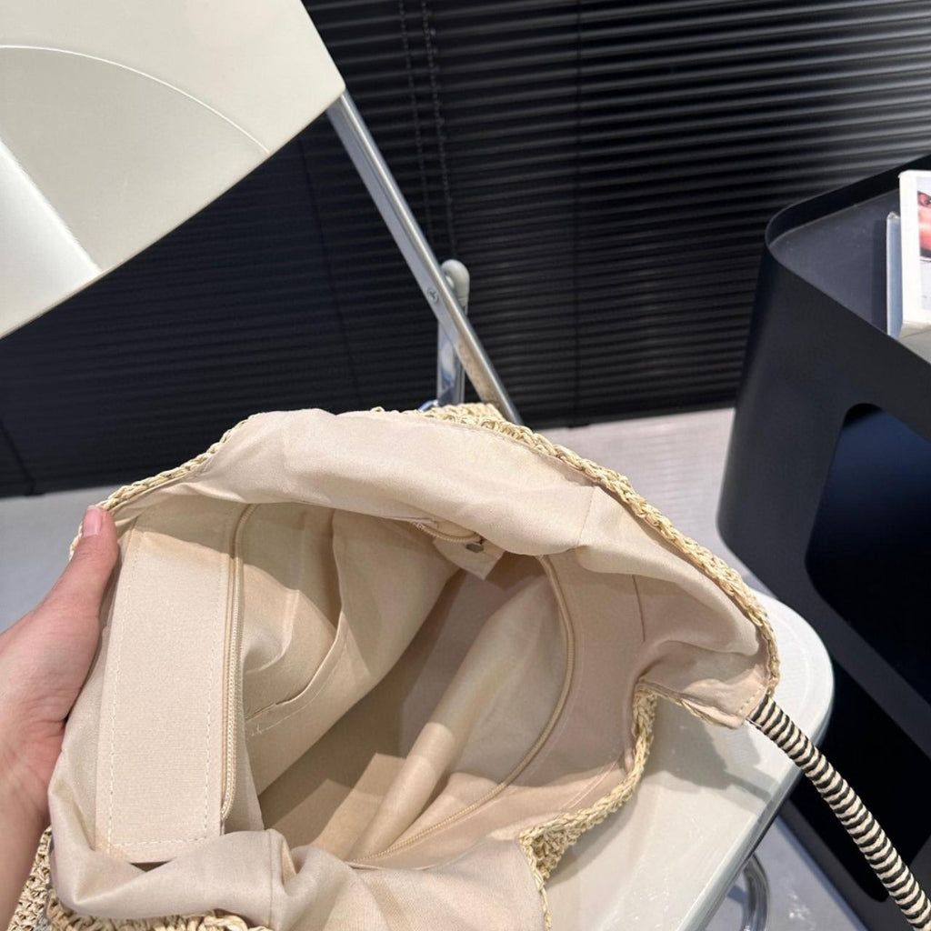 Saint Laurent YSL Raffia Bag