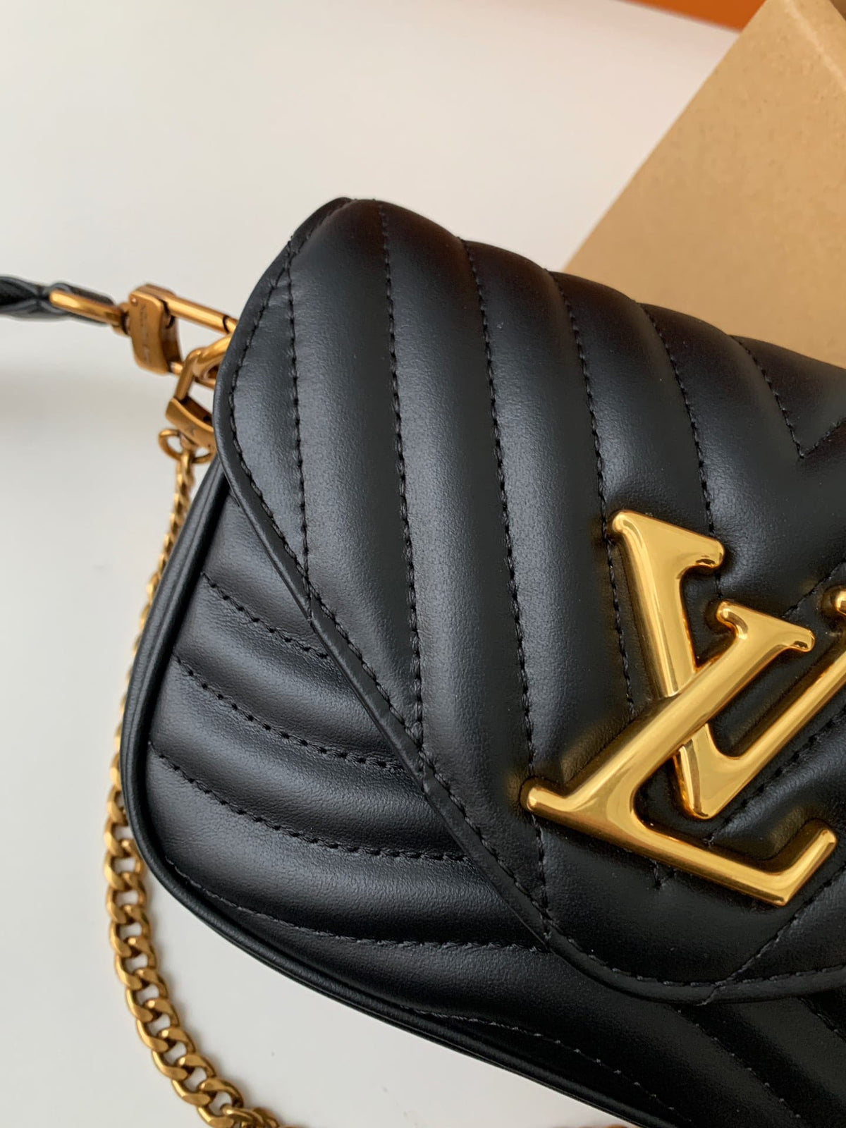 Louis Vuitton New Wave Multi-Pochette Handbag - Black