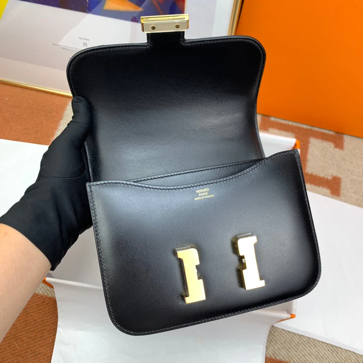 Hermes Constance Bag Mini 14cm - Black
