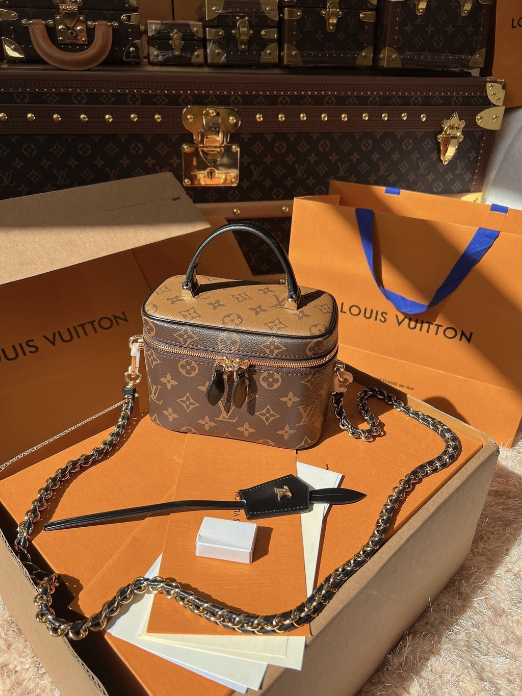 LV Vanity PM Monogram Crossbody Bags