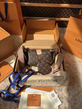 LV Multi Pochette Accessoires Monogram Canvas Crossbody with Two Pouches and Round Coin Purse