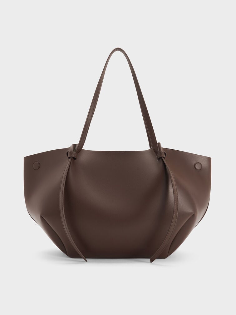 Xl Calla Tote Bag - Espresso Brown