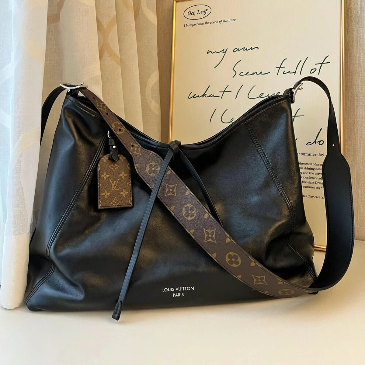 Louis Vuitton Carryall Cargo Handbag - Black