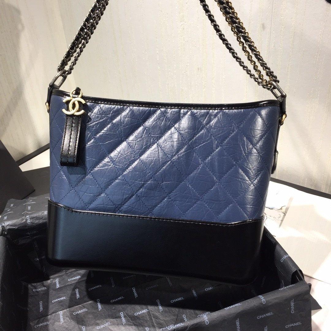 Chanel's Gabrielle Large Hobo Bag - Blue & Brown