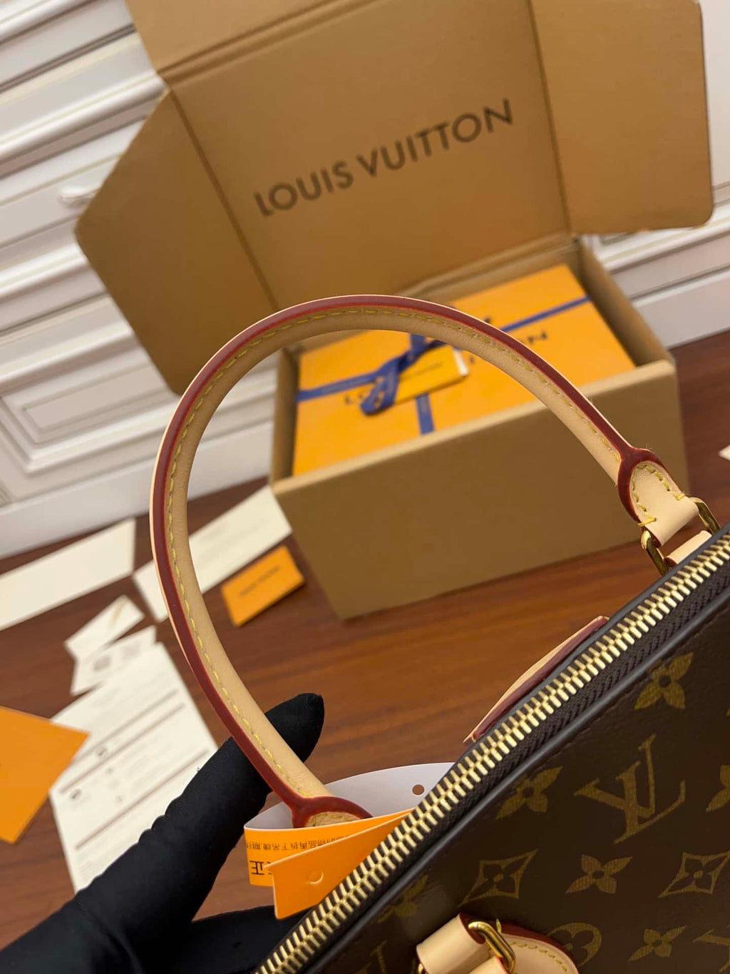 Louis Vuitton Boetie Handbag - Brown