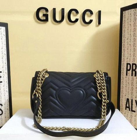 Gucci GG Marmont Matelassé Mini Bag - Black