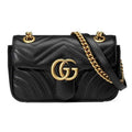 Gucci GG Marmont Matelassé Mini Bag - Black