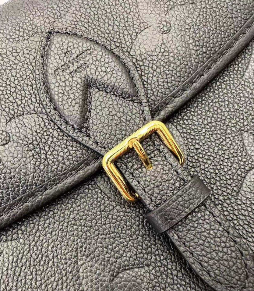 Louis Vuitton Diane Monogram Empreinte Black Satchel Bag
