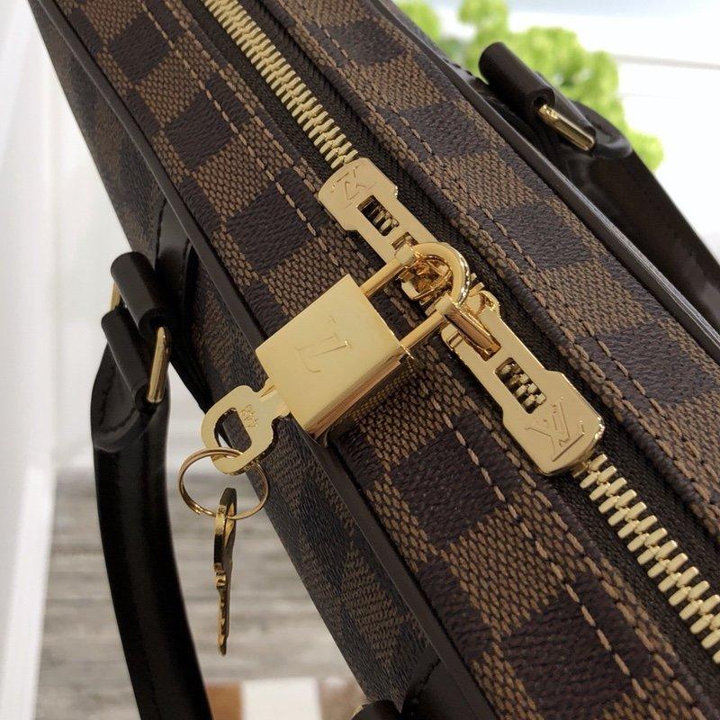 Louis Vuitton Checkered Canvas Briefcase