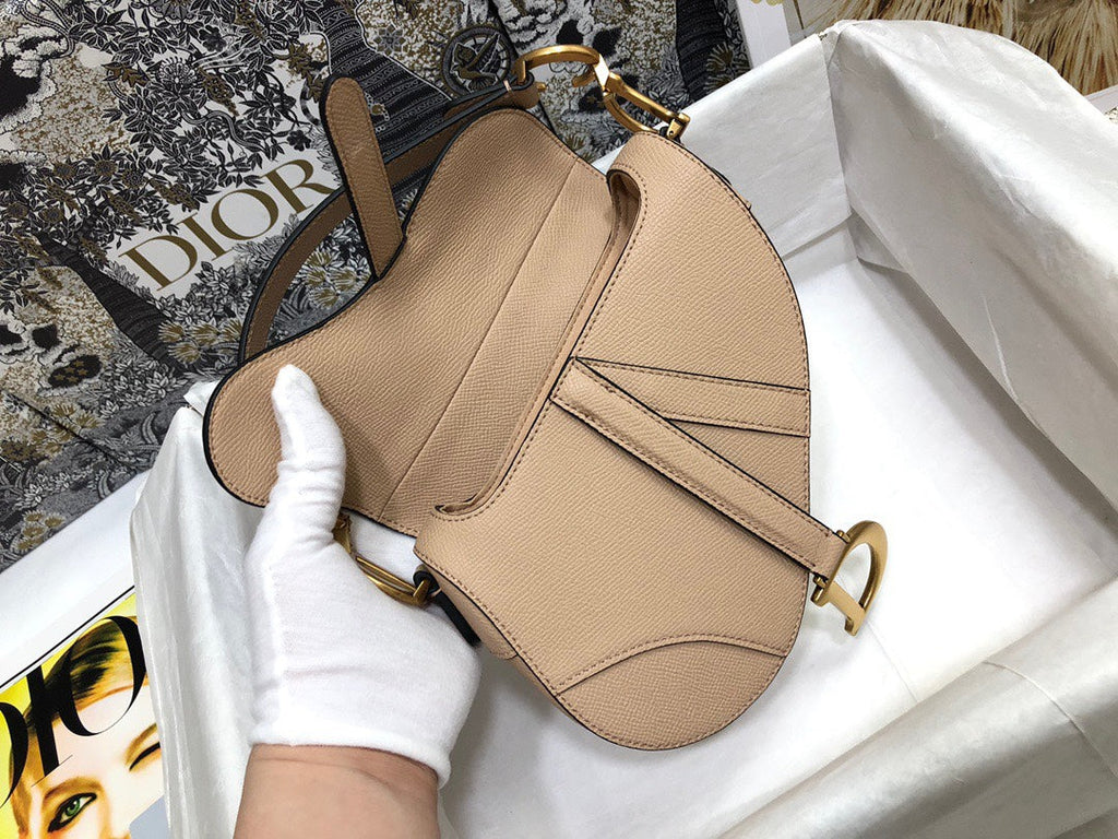 Dior Saddle Small Nude Color Saddle Bag