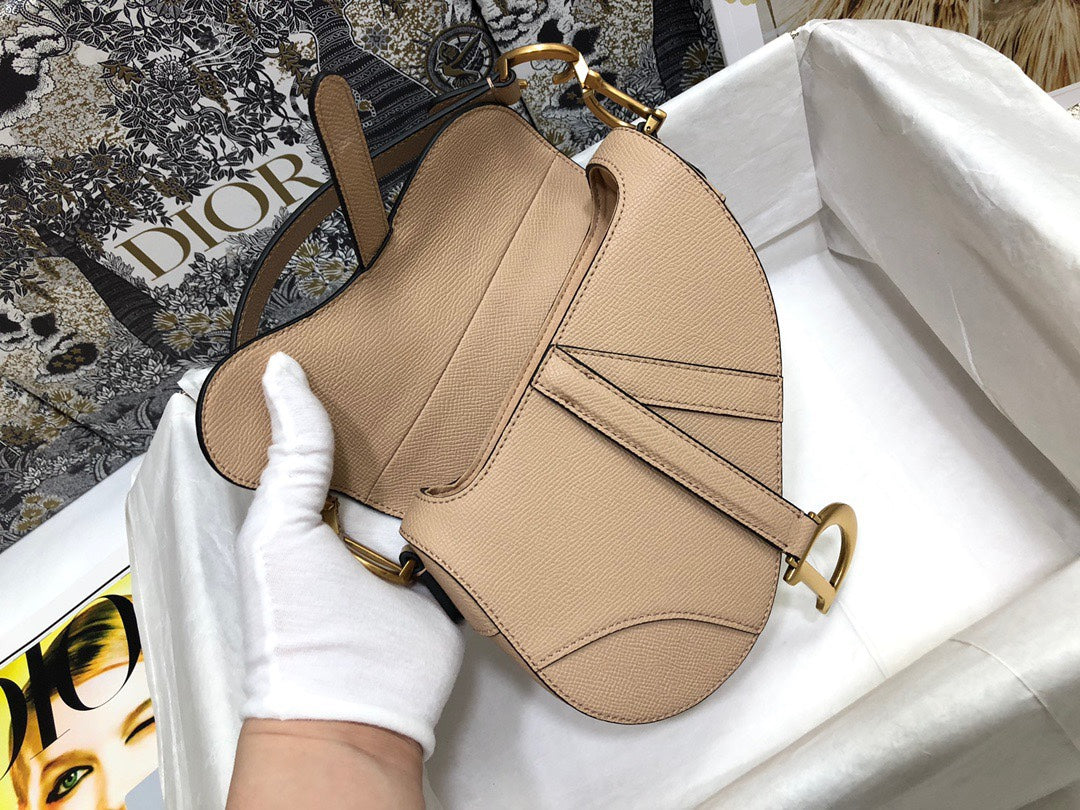 Dior Saddle Small Nude Color Saddle Bag
