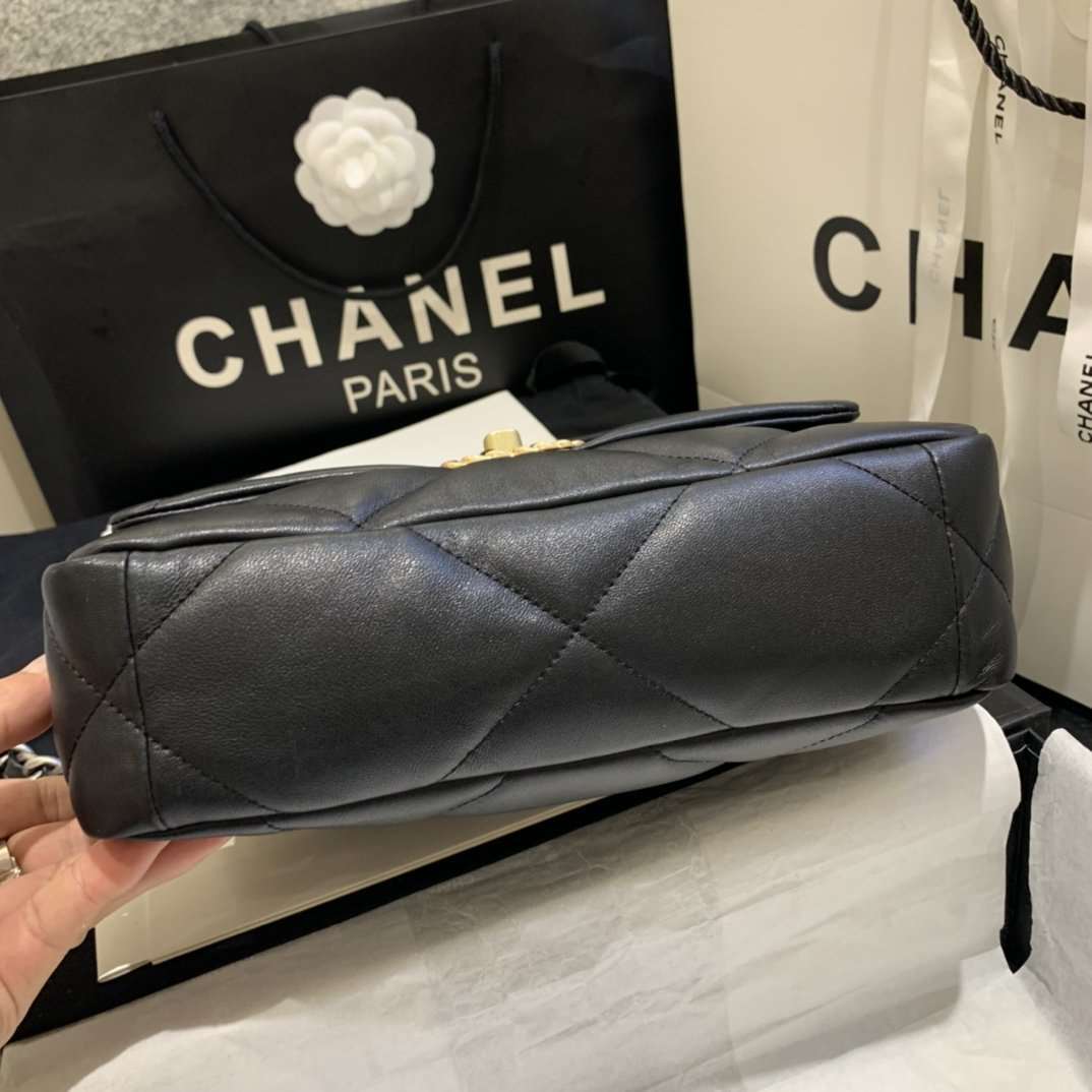 Chanel 19 Small Flap Bag Black