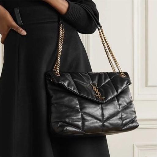 YSL Classic Flap Bag - Black