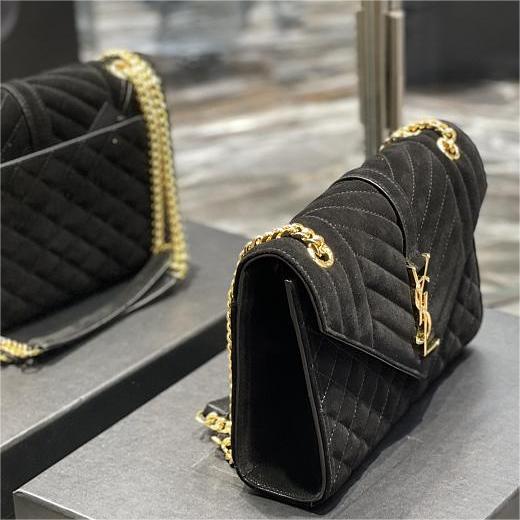 YSL Envelope Bag 24CM - Black