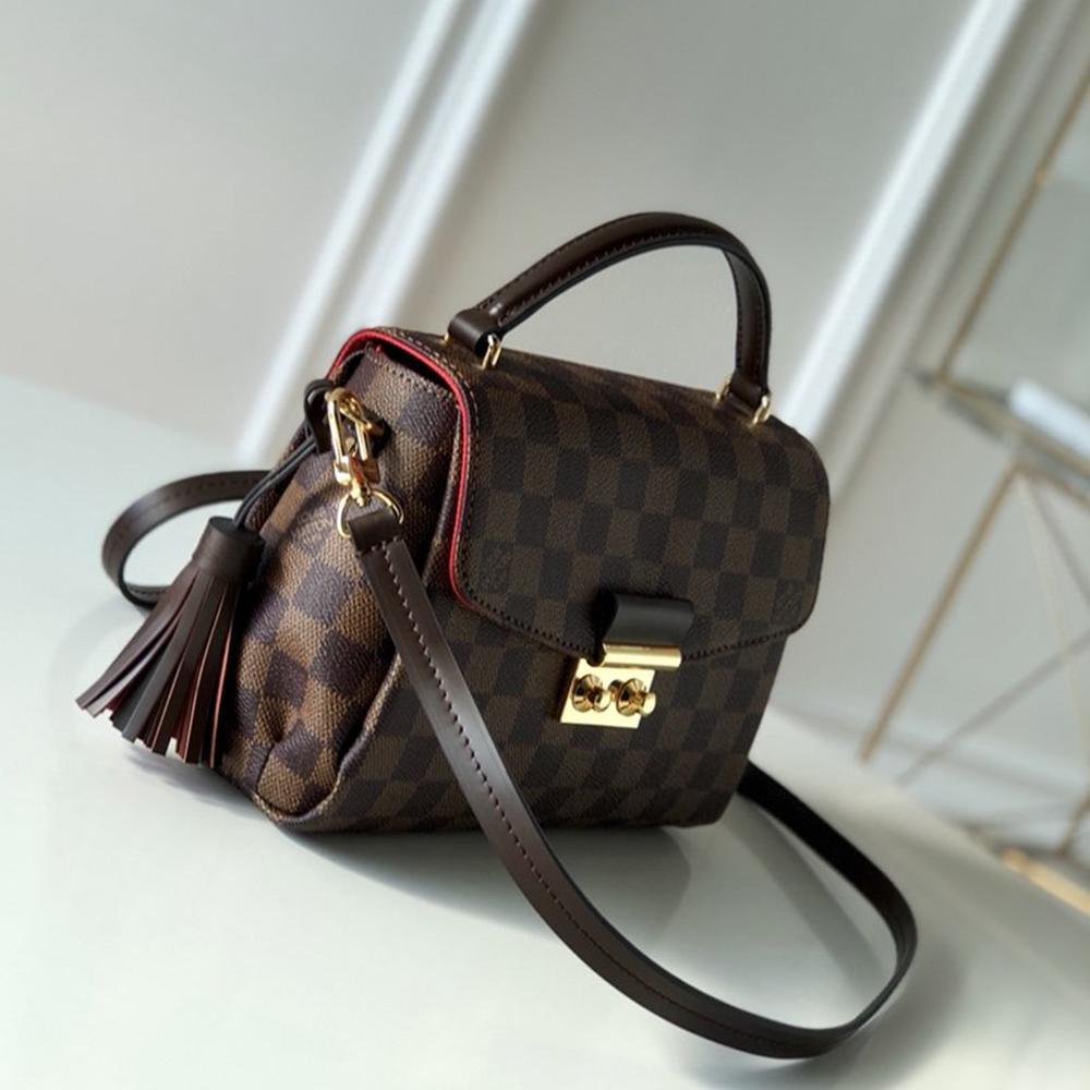 Louis Vuitton Croisette Damier Ebene Handbag