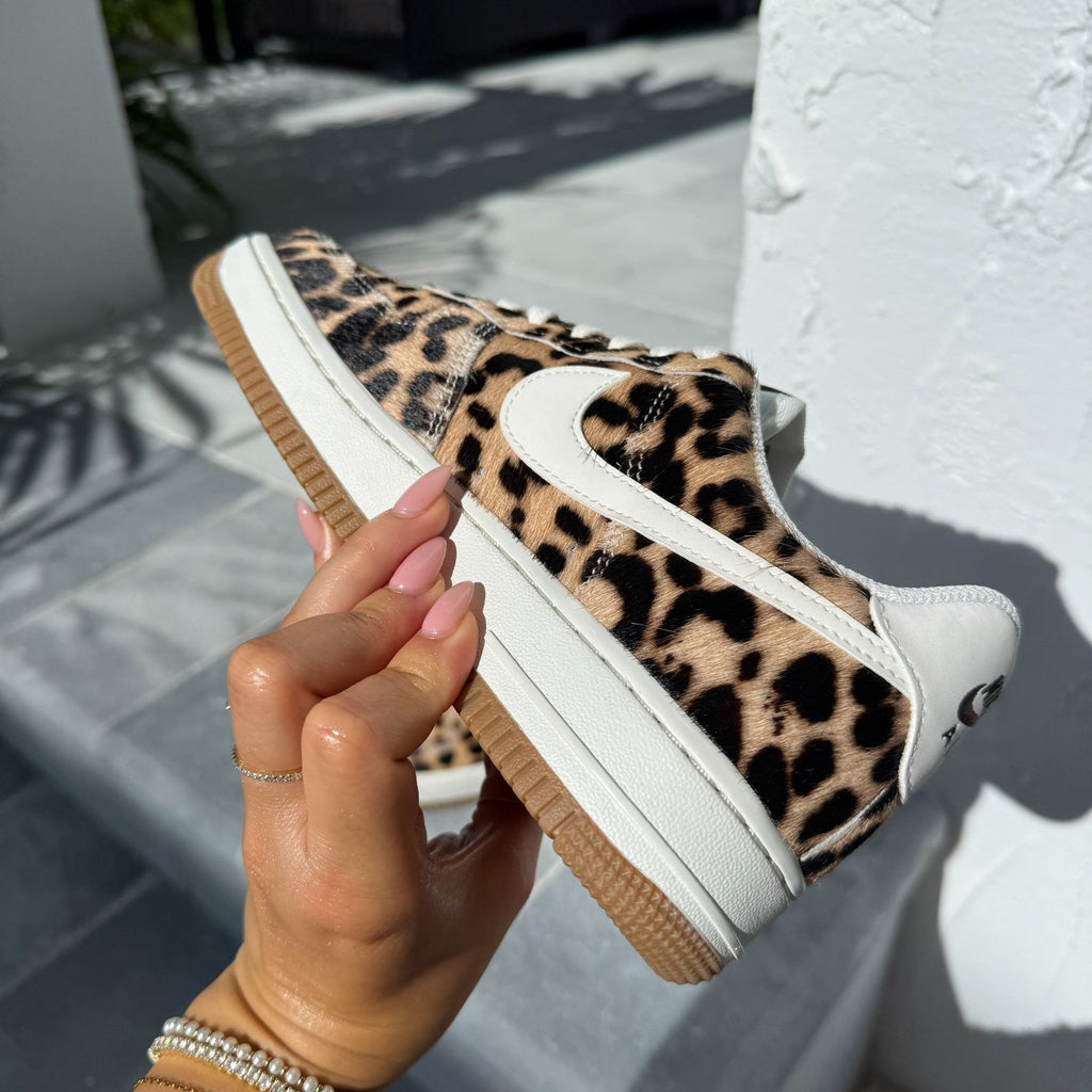 Swarovski x Nike Leopard Air Force 1 Sneakers