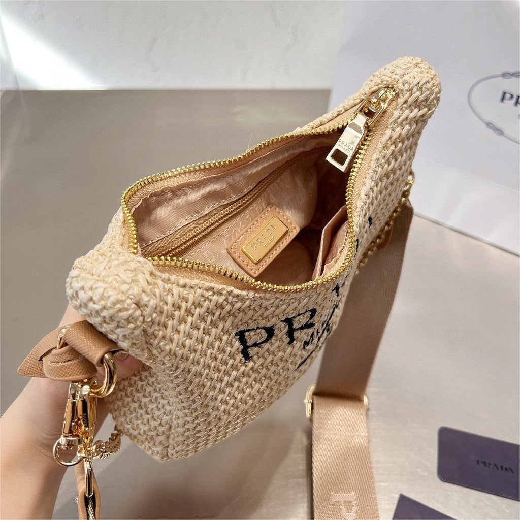 Prada Handbag Re-Edition 2005 Bag 8.3X7X2.3Inch - Beige