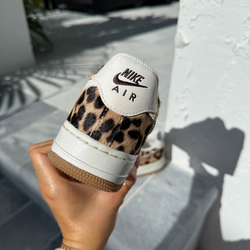 Swarovski x Nike Leopard Air Force 1 Sneakers