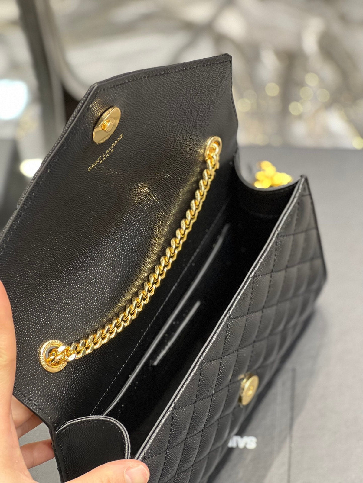 YSL Envelope Bag 21cm 526286 03 - Black
