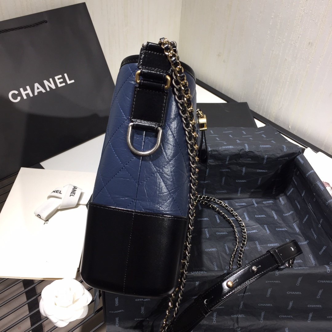 Chanel's Gabrielle Large Hobo Bag - Blue & Brown