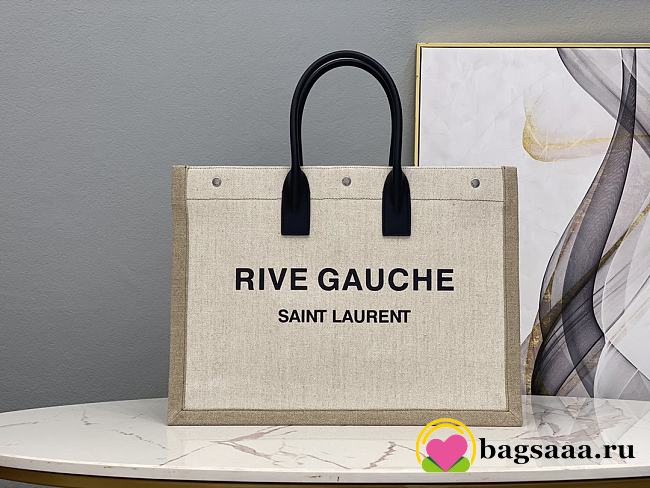 YSL Large Tote Bag - White