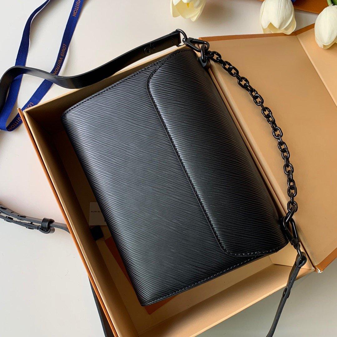 Louis Vuitton Twist MM Black Handbag