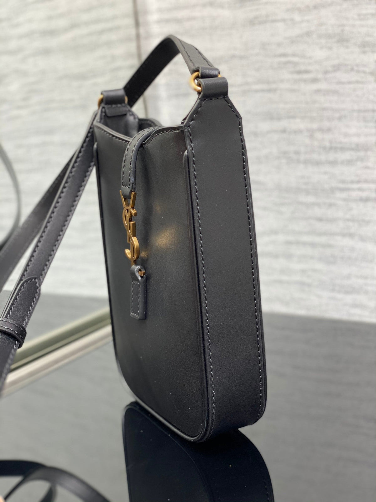 YSL Le 5 a 7 Mini Black Bag