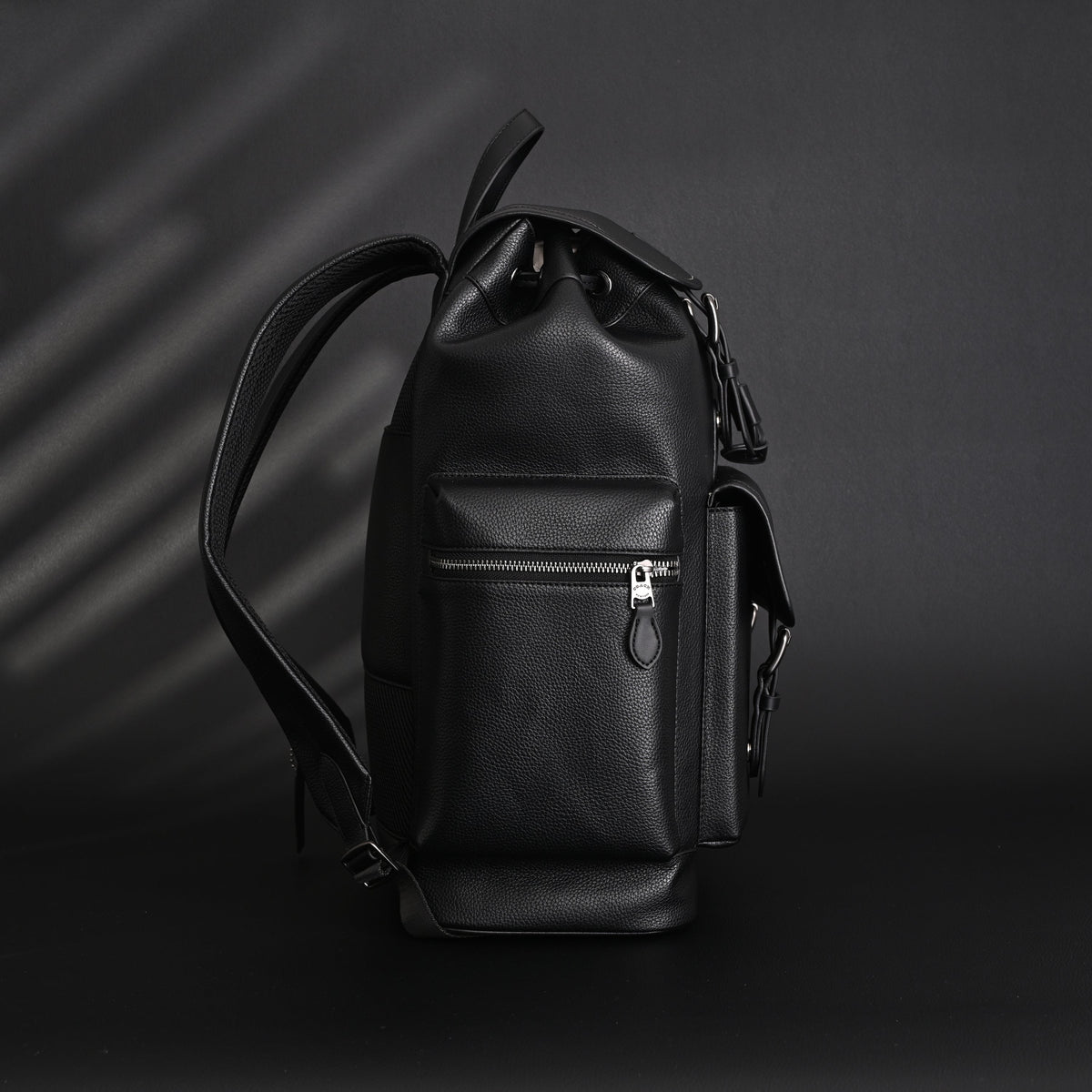 Prada Nylon & Leather Multi-Pocket Backpack – Black - Classic Black