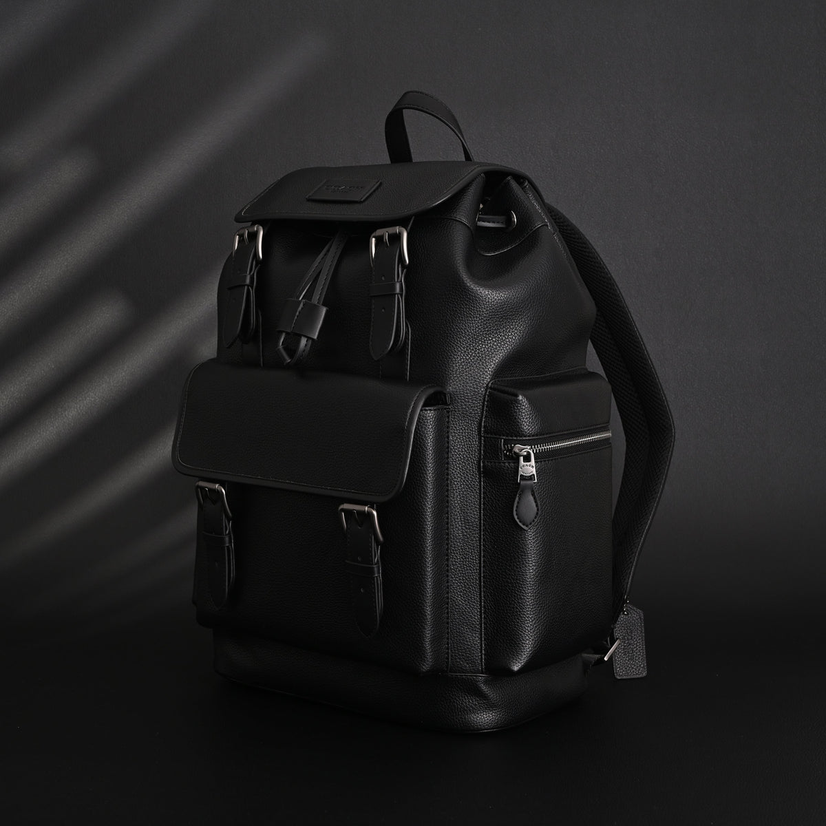 Prada Nylon & Leather Multi-Pocket Backpack – Black - Classic Black