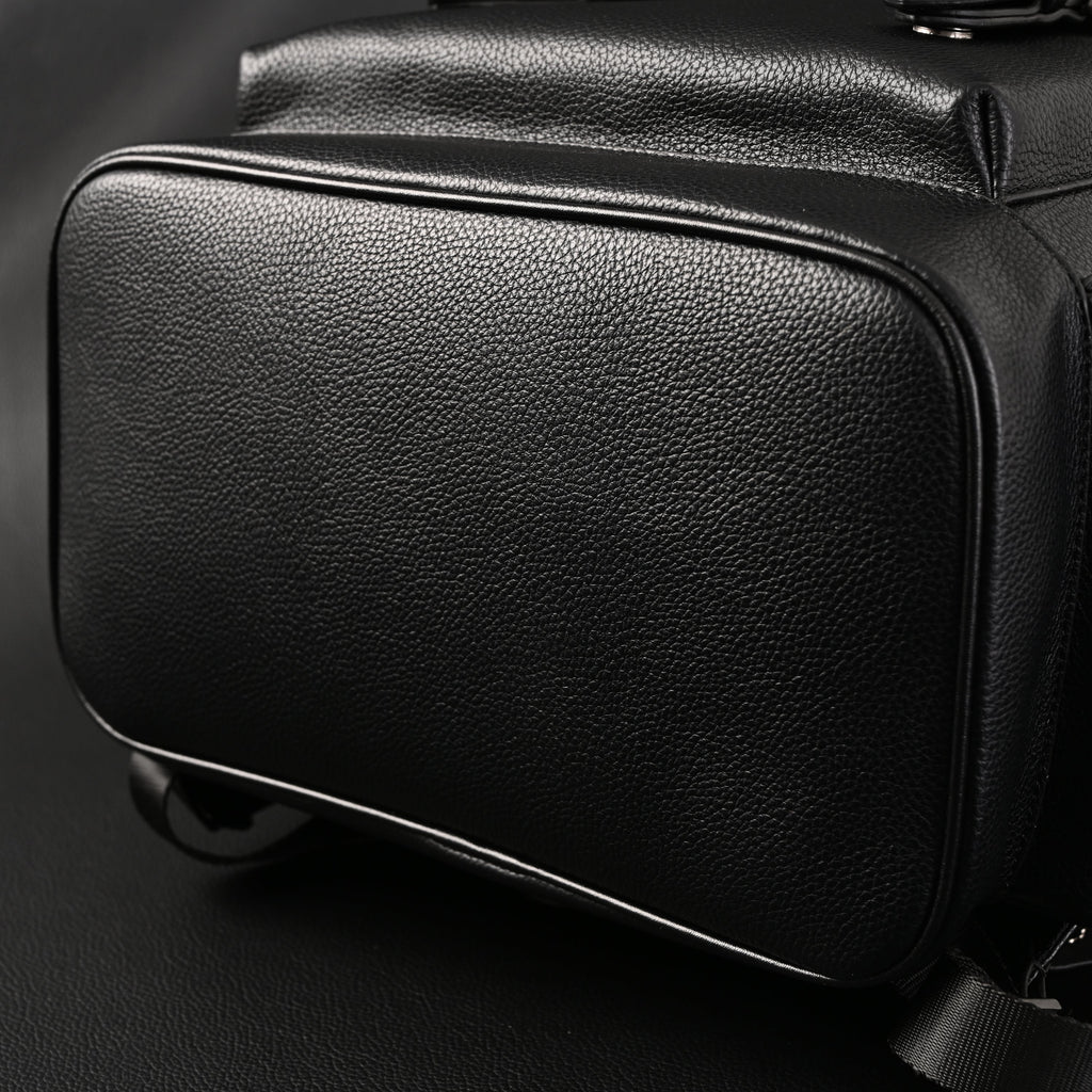 Prada Nylon & Leather Multi-Pocket Backpack – Black - Classic Black
