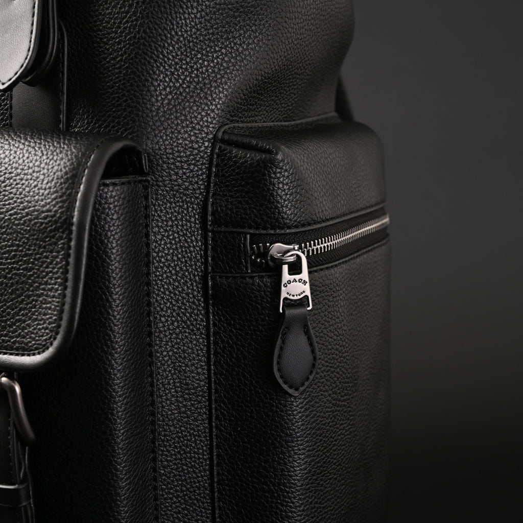Prada Nylon & Leather Multi-Pocket Backpack – Black - Classic Black