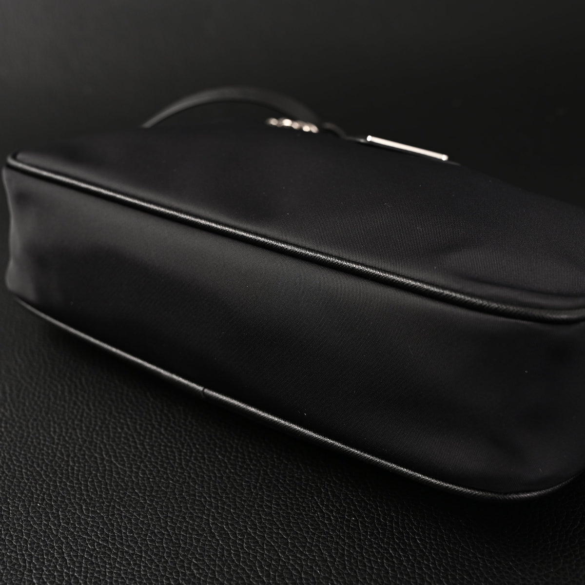Prada Re-Edition 2005 Nylon Shoulder Bag – Black - Black with Silver-Tone Hardware