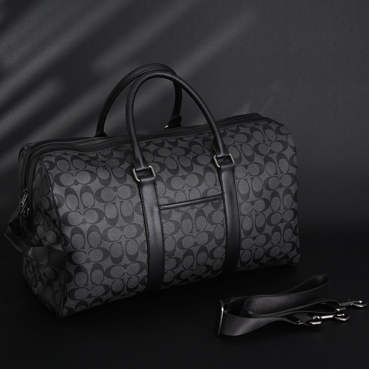 Louis Vuitton Keepall Bandoulière 50 – Damier Graphite Canvas Travel Bag - Grey/Black Checkered Pattern