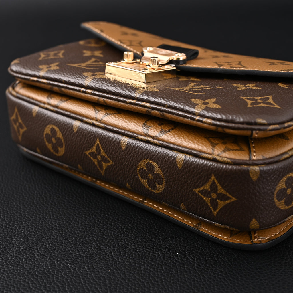 Louis Vuitton Petite Malle Souple Monogram Canvas Handbag