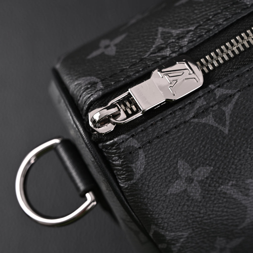 Louis Vuitton Keepall Bandoulière 50 – Monogram Eclipse Canvas Travel Bag
