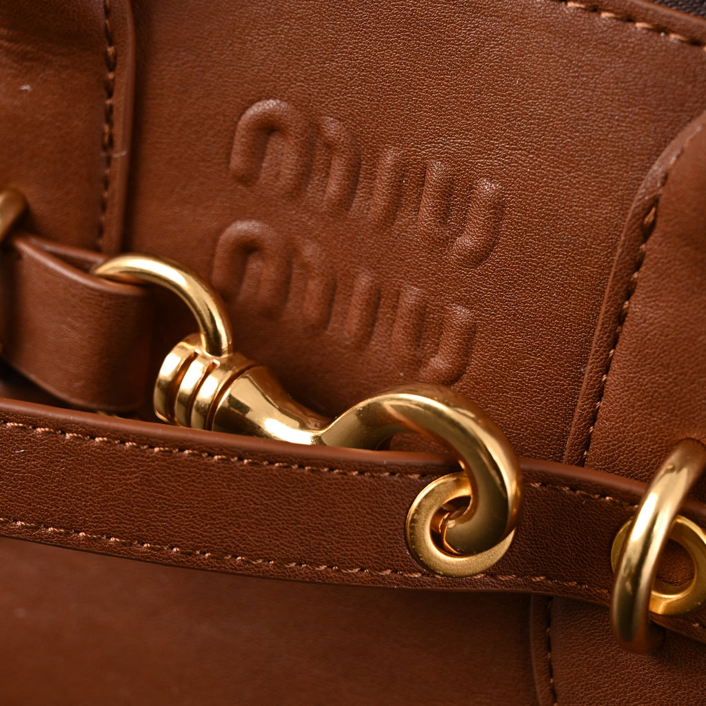 Gucci Horsebit 1955 Brown Leather Top Handle Bag - Classic Brown with Rich Texture