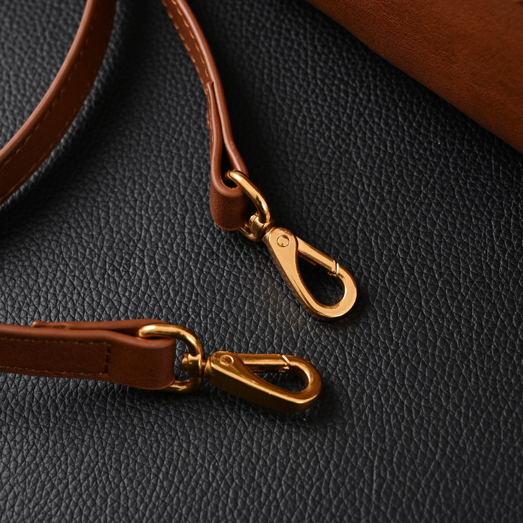 Gucci Horsebit 1955 Brown Leather Top Handle Bag - Classic Brown with Rich Texture