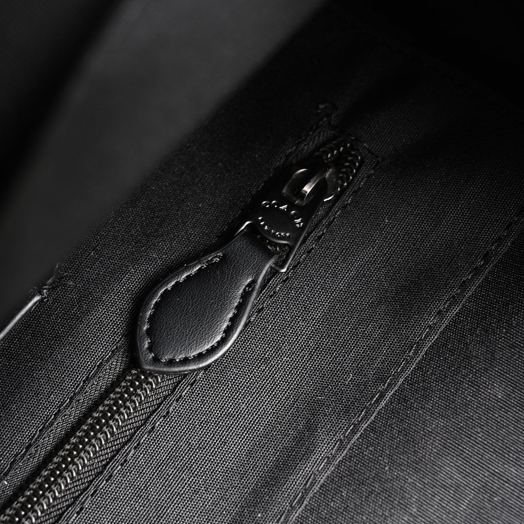 Coach Men's Leather Backpack – Black Signature Canvas
