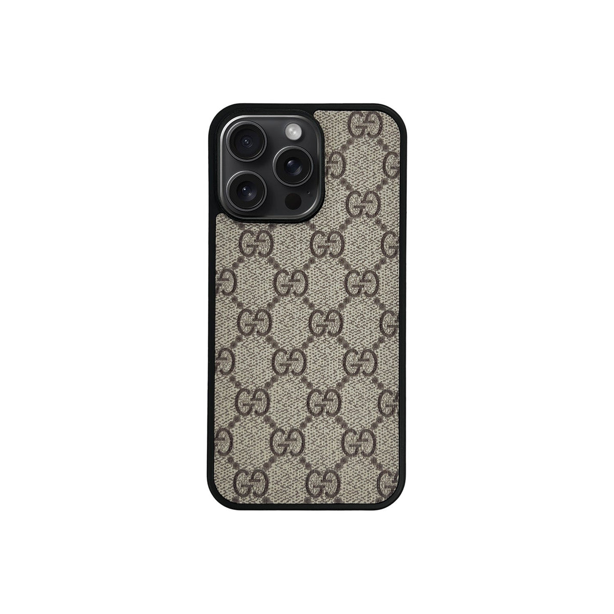 GG Beige Monogram iPhone Case