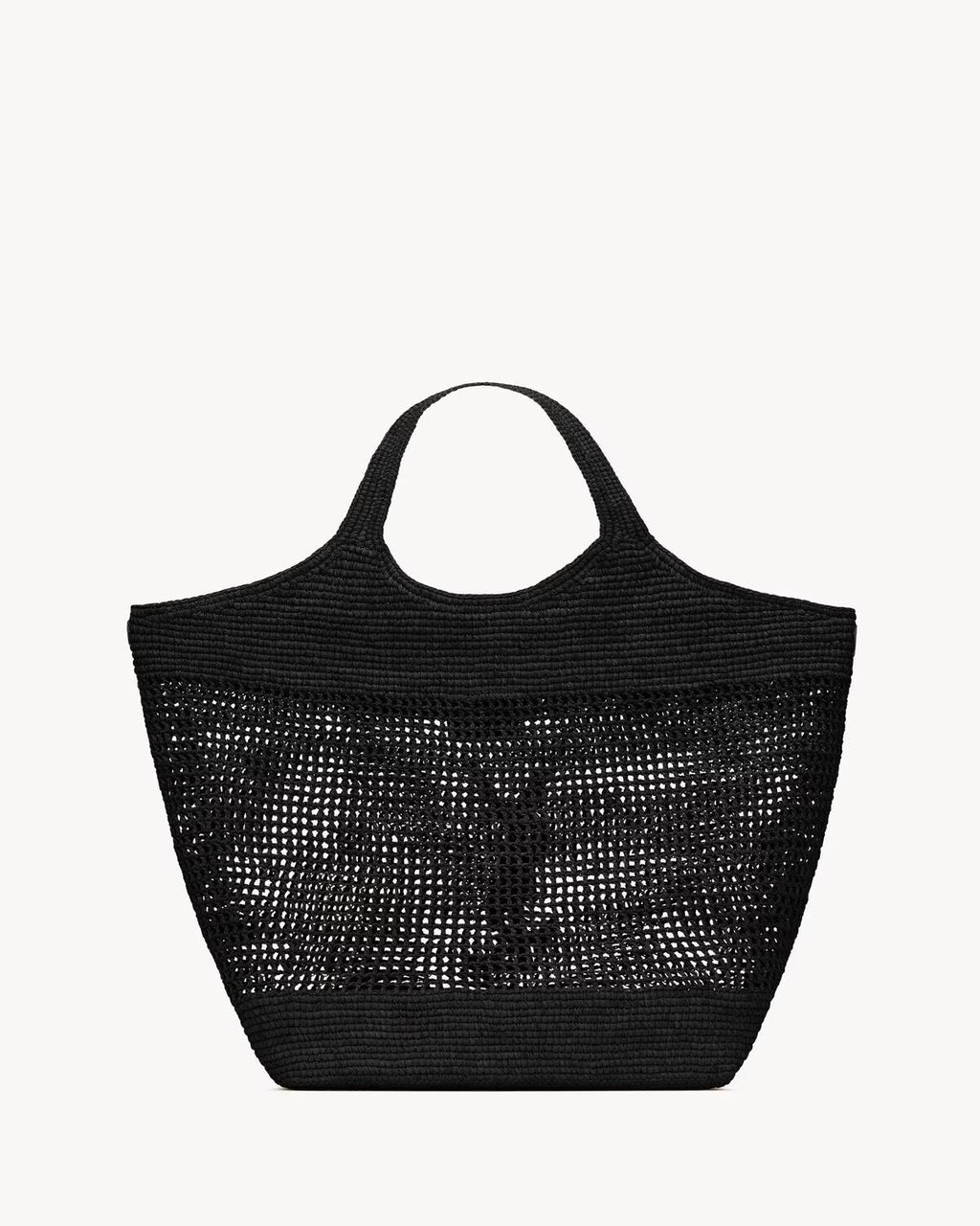YSL Icare in Raffia Handbag