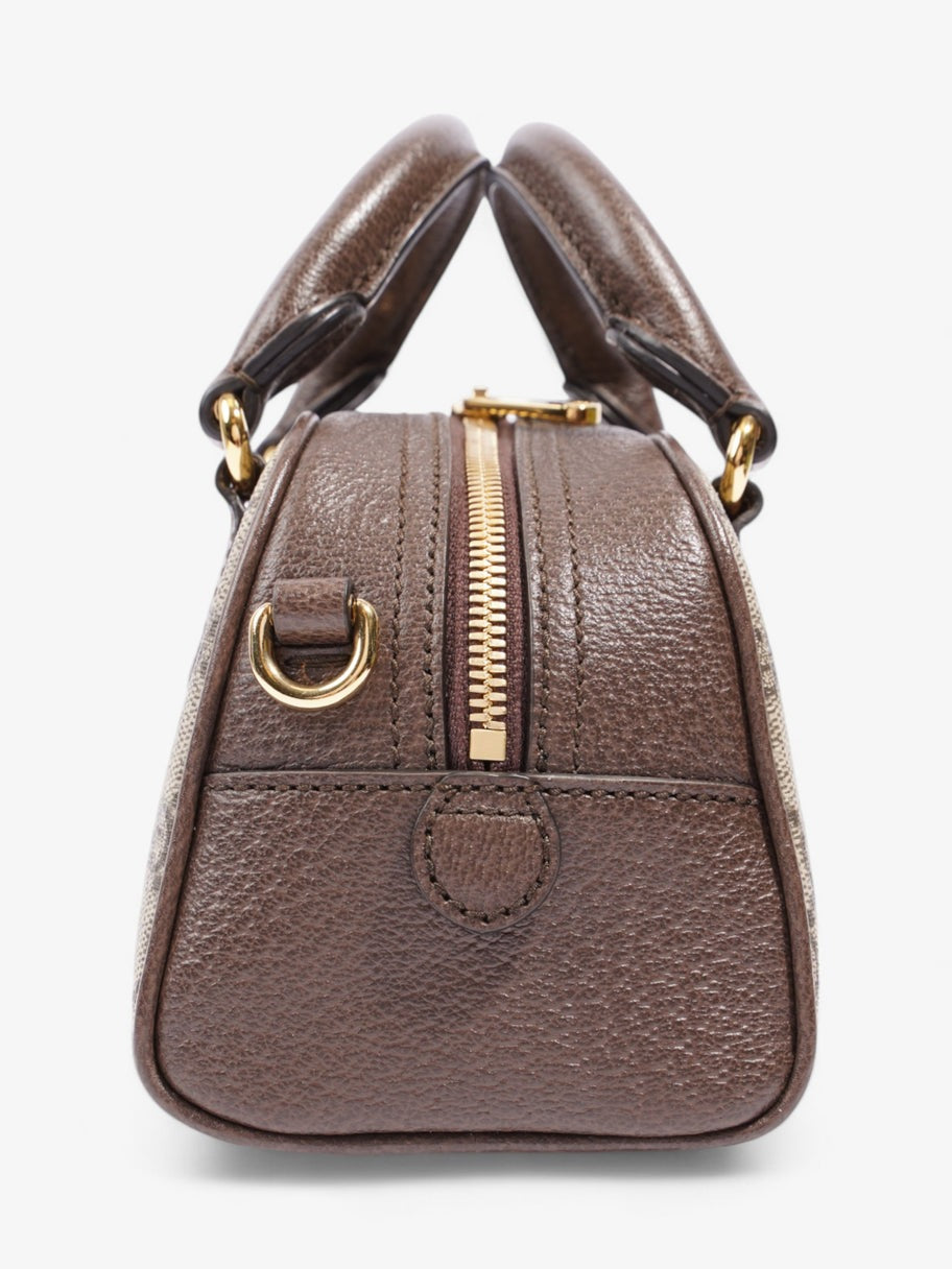 Gucci Ophidia Mini GG Supreme-Canvas Top-Handle Bag - Beige