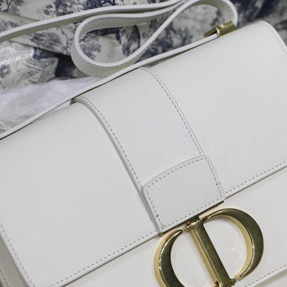 Dior 30 Montaigne Bag Latte Box Calfskin