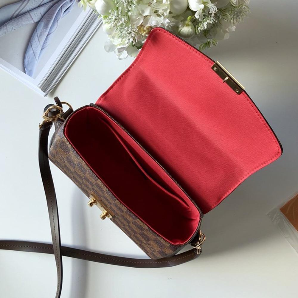 Louis Vuitton Croisette Damier Ebene Handbag