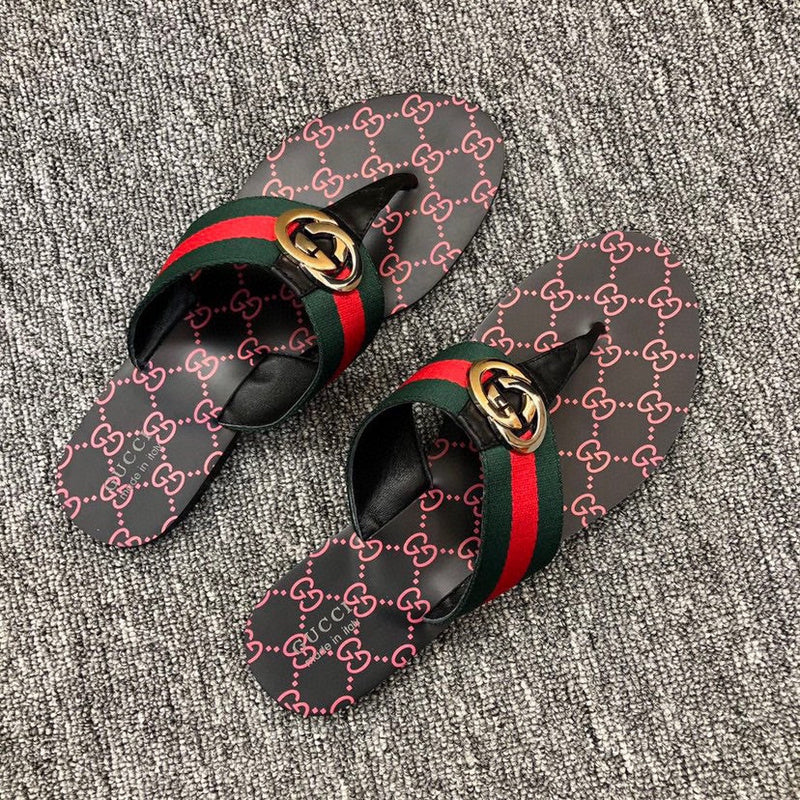 YGS011 Unisex Leather Slippers
