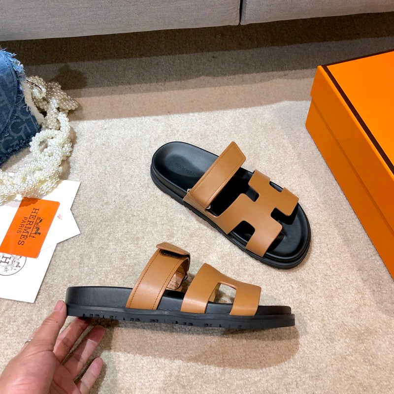 MJHS1 Unisex Leather Slippers